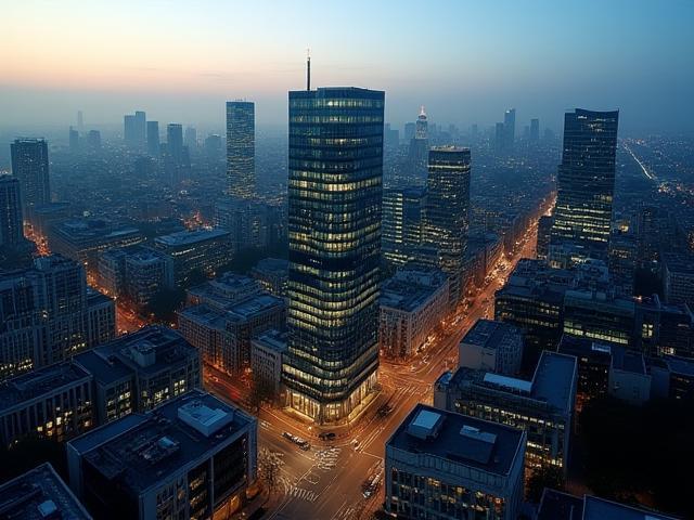 Vista aérea de la ubicación de la oficina de BRUGO CONSULTING LTD en Londres.